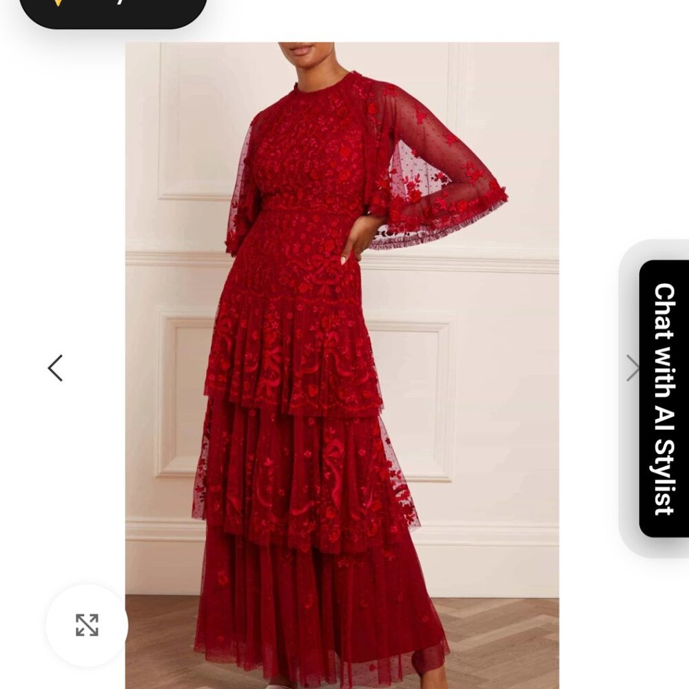 Needle and Thread Bonnie Bow Evening Gown